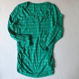 Striped maternity top